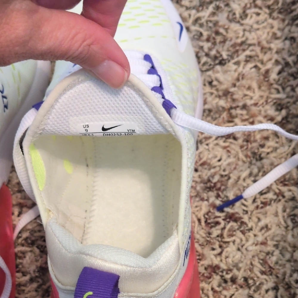 Nike White and Pink Athletic Shoes - Picture 5 of 8